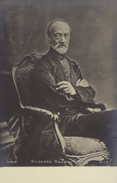 Giuseppe Mazzini by Italian Photographer